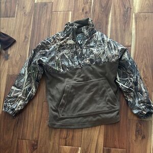 Drake Camouflage and Brown Pullover Jacket